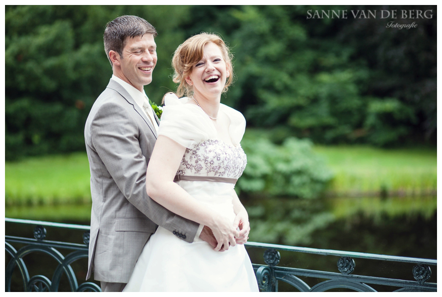 Bruidsfotografie Voorschoten - Foto van de fotoshoot bij Kasteel Duivenvoorde